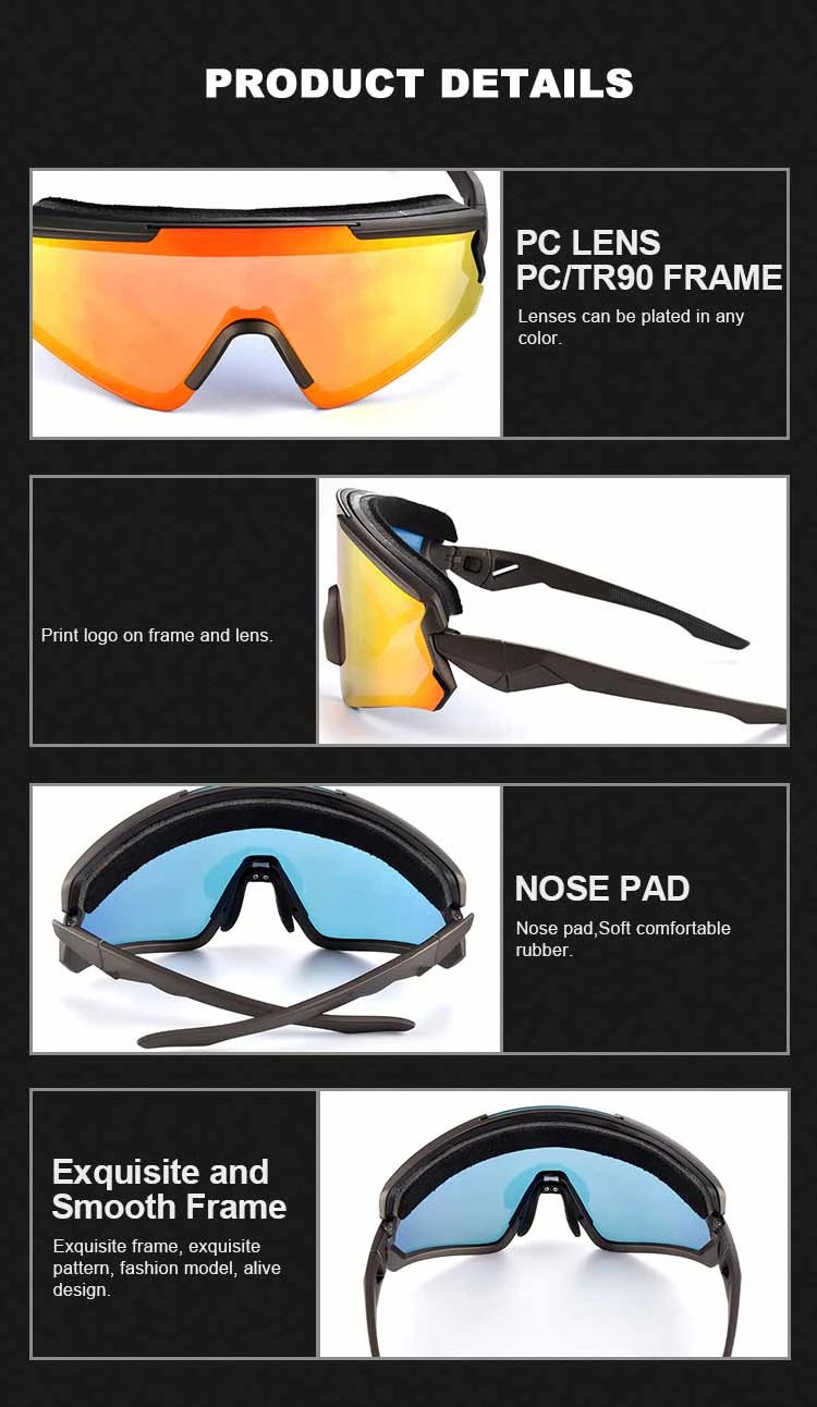 2 in 1 Sport Glasses for Ski and Cycling