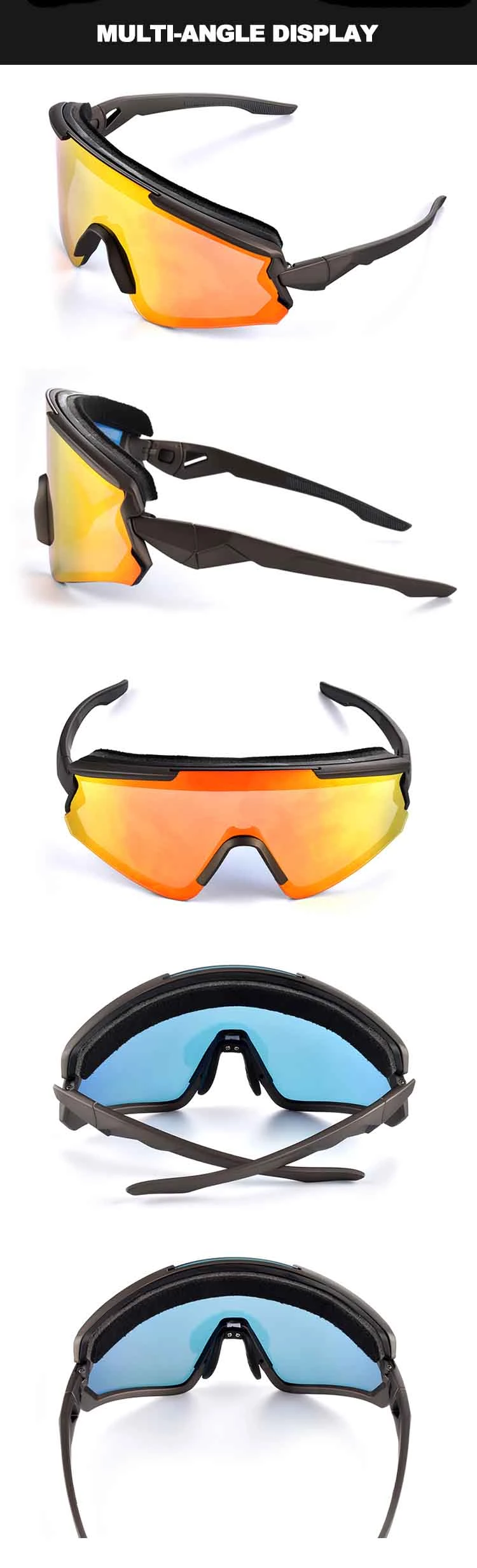 2 in 1 Sport Glasses for Ski and Cycling